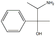 threo-(±)-3-amino-2-phenylbutan-2-ol Structure