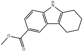 methyl 2,3,4,9-tetrahydro-1H-carbazole-6-carboxylate 结构式