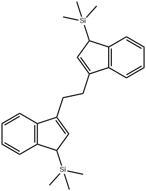 1 2-BIS(1-(TRIMETHYLSILYL)-1H-INDEN-3-Y&,302912-04-5,结构式