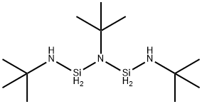 N,N′,2-三(叔丁基)-1,3-二硅氮烷二胺,302912-47-6,结构式
