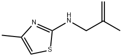 2-Thiazolamine,4-methyl-N-(2-methyl-2-propenyl)-(9CI) Structure