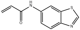 2-Propenamide,N-6-benzothiazolyl-(9CI) 结构式