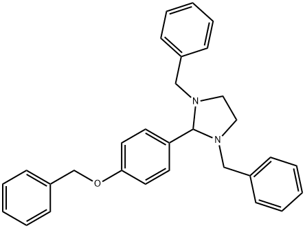 1,3-dibenzyl-2-[4-(benzyloxy)phenyl]imidazolidine|