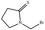 2-Pyrrolidinethione,1-(bromomethyl)-(9CI) 结构式