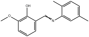2-{[(2,5-dimethylphenyl)imino]methyl}-6-methoxyphenol,303770-09-4,结构式