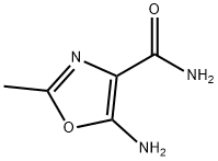 5-氨基-2-甲基-4-恶唑甲酰胺 结构式