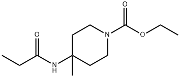 4-methyl-4-[(1-oxopropyl)amino]-, ethyl ester Structure
