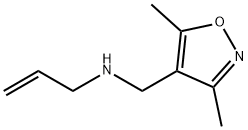 4-Isoxazolemethanamine,3,5-dimethyl-N-2-propenyl-(9CI) Structure