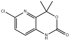 2H-Pyrido[3,2-d][1,3]oxazin-2-one,6-chloro-1,4-dihydro-4,4-dimethyl-(9CI) Structure