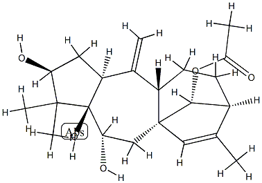 (14R)-Grayanotoxa-10(20),15-diene-3β,5,6β,14-tetrol 14-acetate,30460-58-3,结构式