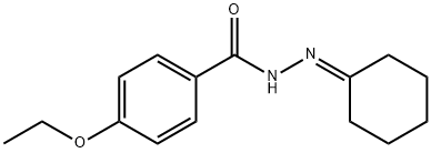 N'-cyclohexylidene-4-ethoxybenzohydrazide 结构式