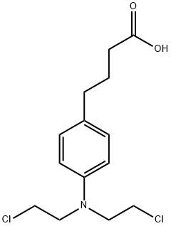 苯丁酸氮芥, 305-03-3, 结构式