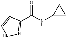 1H-Pyrazole-3-carboxamide,N-cyclopropyl-(9CI) Struktur