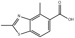 5-Benzothiazolecarboxylicacid,2,4-dimethyl-(9CI) Struktur