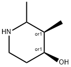 4-Piperidinol, 2,3-dimethyl-, (3R,4S)-rel- (9CI) Struktur