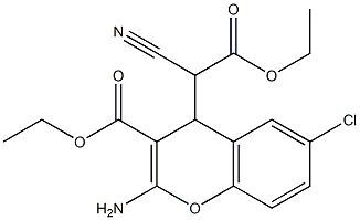 2-AMino-6-chloro-α-cyano-3-(ethoxycarbonyl)-4H-1-benzopyran-4-acetic Acid Ethyl Ester