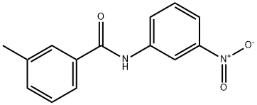 3-methyl-N-(3-nitrophenyl)benzamide Struktur