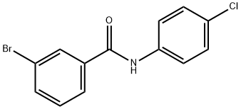 3-bromo-N-(4-chlorophenyl)benzamide 结构式
