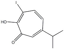 7-iodohinokitiol Structure