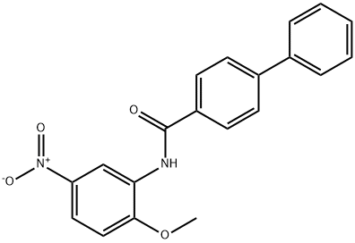 N-(2-methoxy-5-nitrophenyl)[1,1'-biphenyl]-4-carboxamide,306324-97-0,结构式