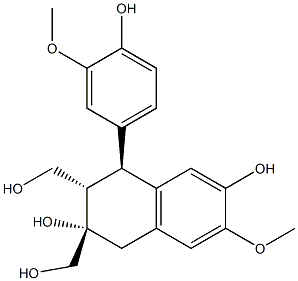 (+)-Cycloolivil Structure