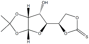 1-O,2-O-Isopropylidene-α-D-allofuranose 5,6-thiocarbonic acid,30645-01-3,结构式