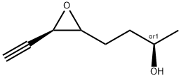 Oxiranebutanol, 3-ethynyl-, (2R,3R)-rel- (9CI) Struktur