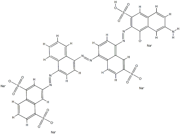 直接耐晒灰BL, 3071-71-4, 结构式