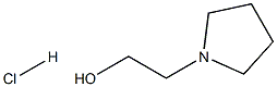 1-Pyrrolidineethanol,hydrochloride (1:1) Struktur