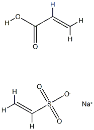 2-Propenoic acid, polymer with sodium ethenesulfonate 结构式