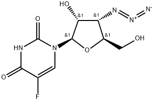 3'-Azido-3'-deoxy-5-fluorouridine 化学構造式