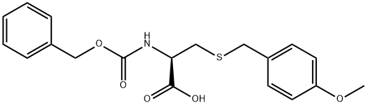 Z-Cys(pMeOBzl)-OH Struktur