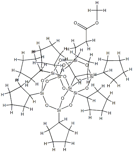 PSS-(1-(METHYL PROPIONATE))-HEPTACYCLOP& Structure