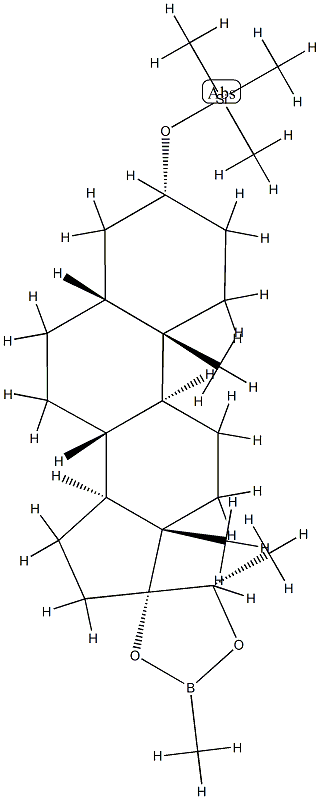 (20S)-3α-트리메틸실릴옥시-17,20-[(메틸보란디일)비스옥시]-5β-프레그난