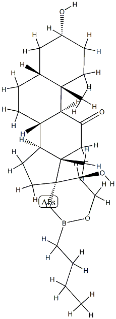 (20S)-17,21-[(Butylboranediyl)bisoxy]-3α,20-dihydroxy-5β-pregnan-11-one|