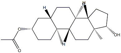 3-乙酰基-5Α-雄烷二醇, 3090-70-8, 结构式