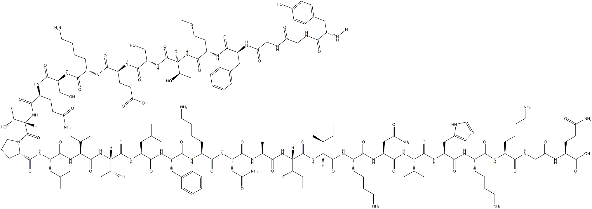 Β-内啡肽,鼠, 309246-19-3, 结构式