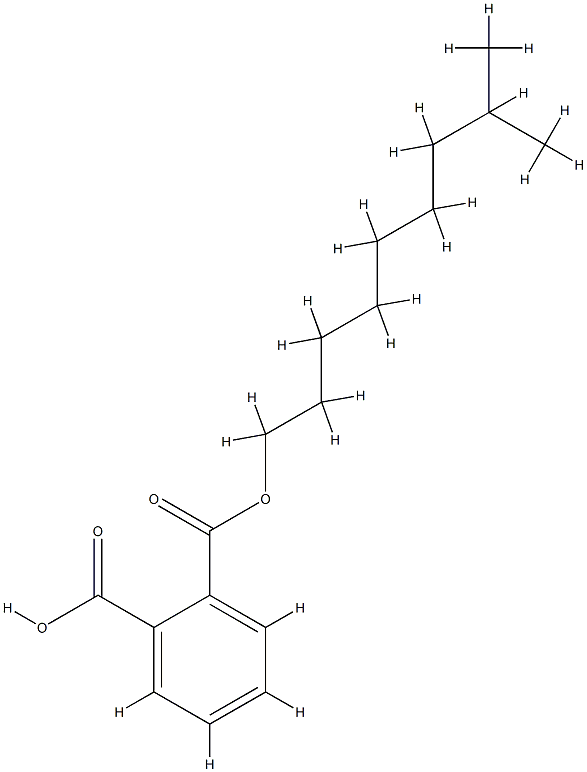 MONOISODECYLPHTHALATE Structure