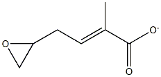 2-Propenoic acid, 2-methyl-, oxiranylmethyl ester, polymer with 2-ethylhexyl 2-propenoate, methyl 2-propenoate and 2-propenoic acid 化学構造式