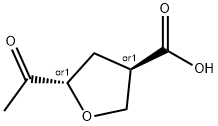 3-Furancarboxylic acid, 5-acetyltetrahydro-, (3R,5S)-rel- (9CI)|