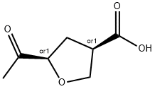 3-Furancarboxylic acid, 5-acetyltetrahydro-, (3R,5R)-rel- (9CI)|