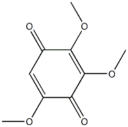 2,3,5-トリメトキシ-p-ベンゾキノン 化学構造式