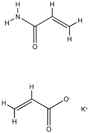 POLY(ACRYLIC ACID-CO-ACRYLAMIDE), POTASSIUM SALT Structure