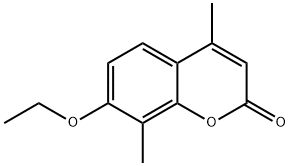 2H-1-Benzopyran-2-one,7-ethoxy-4,8-dimethyl-(9CI) 结构式