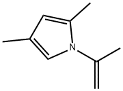 1H-Pyrrole,2,4-dimethyl-1-(1-methylethenyl)-(9CI) 化学構造式