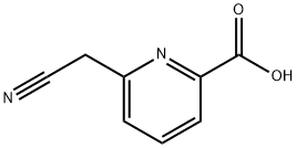 2-Pyridinecarboxylicacid,6-(cyanomethyl)-(9CI) 化学構造式