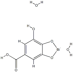 Bismuth  subgallate  hydrate Structure