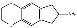 6H-Indeno[5,6-b]-1,4-dioxin-7-amine,2,3,6,7-tetrahydro-(9CI) Struktur