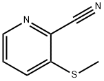2-Pyridinecarbonitrile,3-(methylthio)-(9CI) Struktur