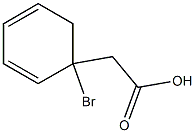 rac-(R*)-ブロモフェニル酢酸 化学構造式